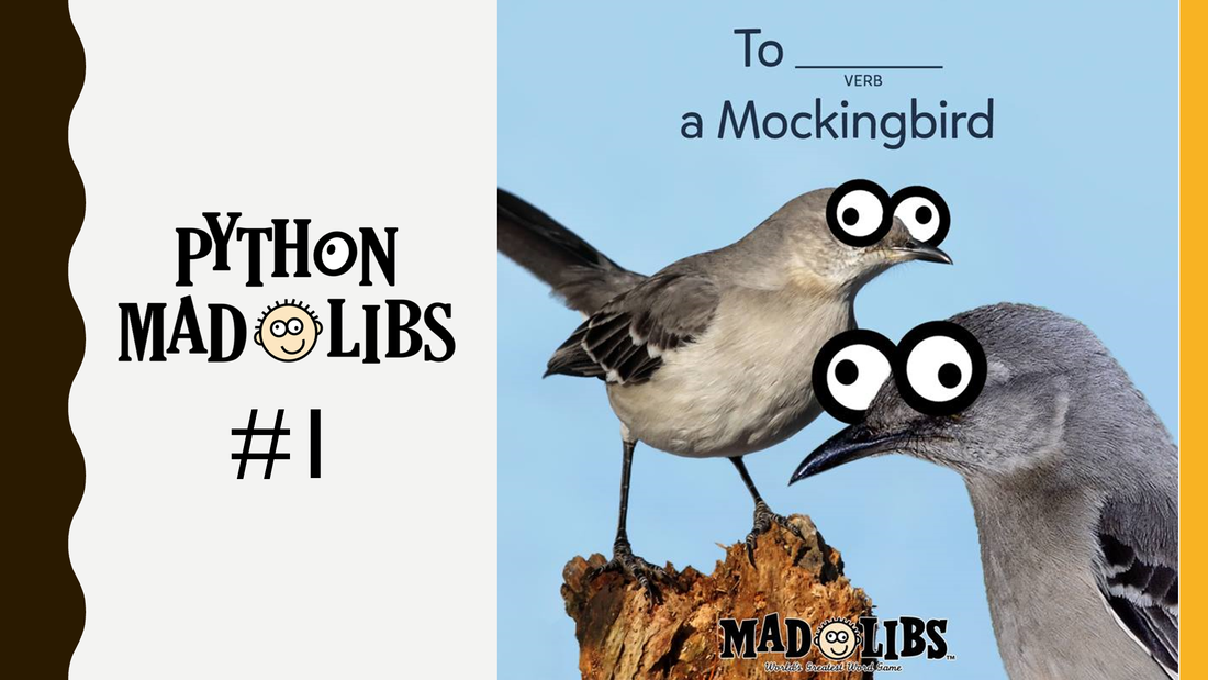 mad libs example - To ____ a Mockingbird