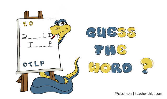 Guess the word game (Python tutorial) -
