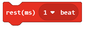 rest note microbit